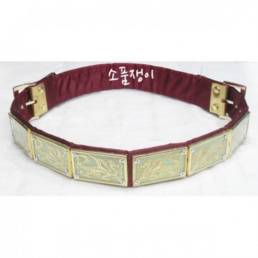 용문양 왕각대1-각띠,진자주색